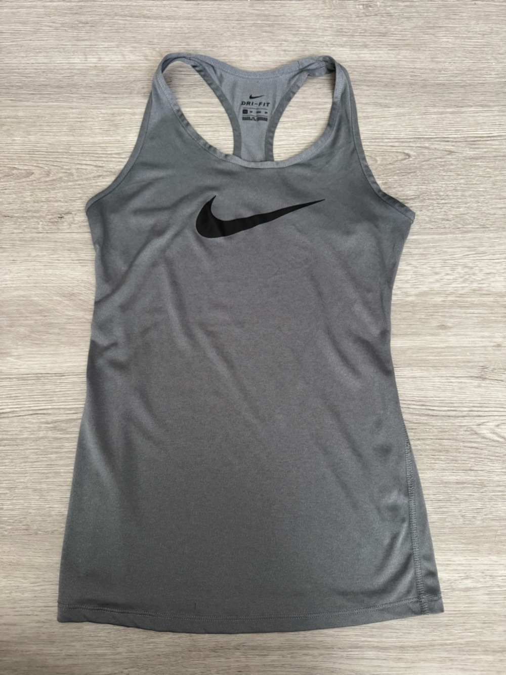 Nike Dri Fit Women’s Gray Racerback Tank Top Size XS